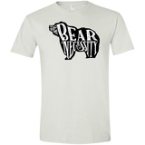 T-Shirts White / X-Small The Bear Necessity Men's Semi-Fitted Softstyle