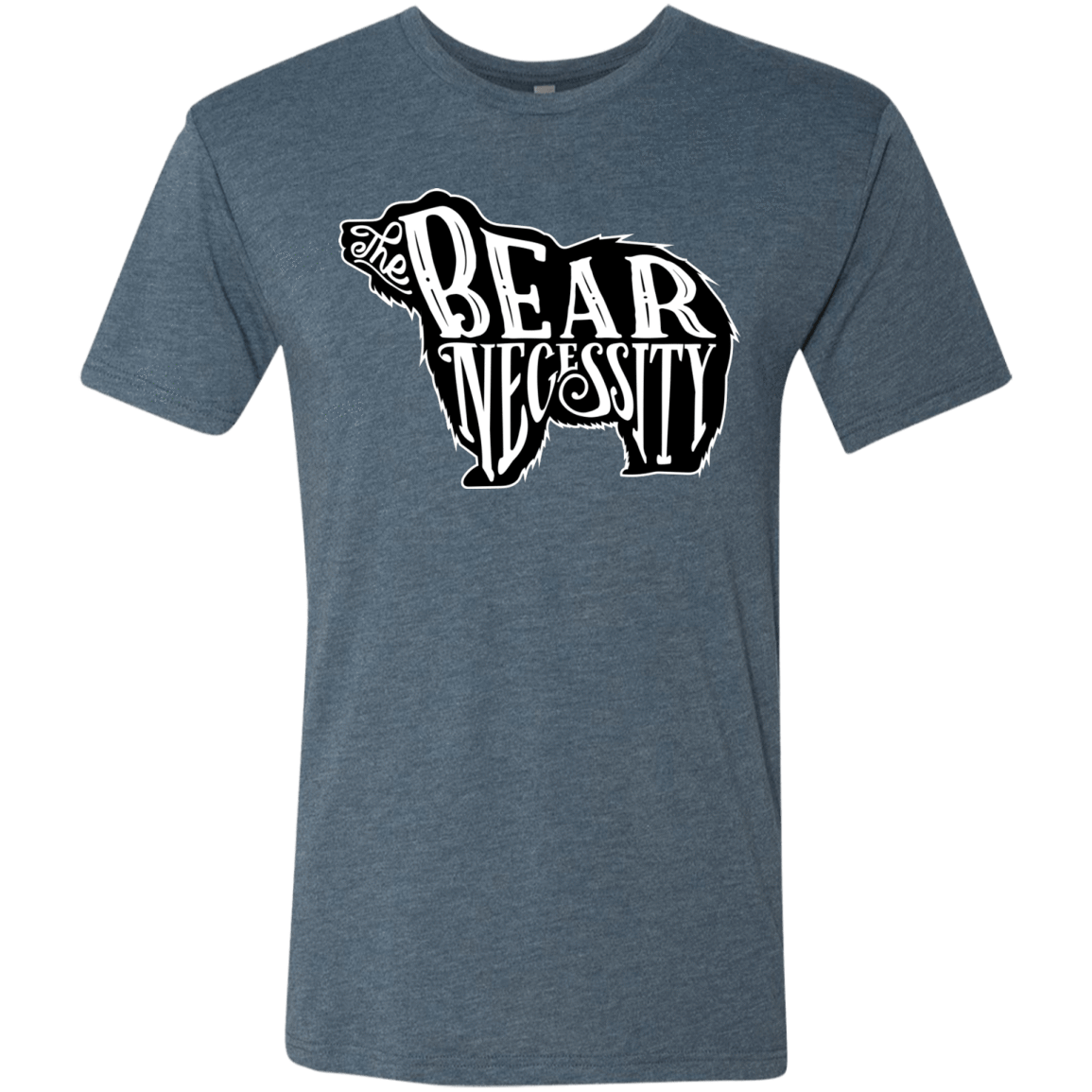 T-Shirts Indigo / S The Bear Necessity Men's Triblend T-Shirt