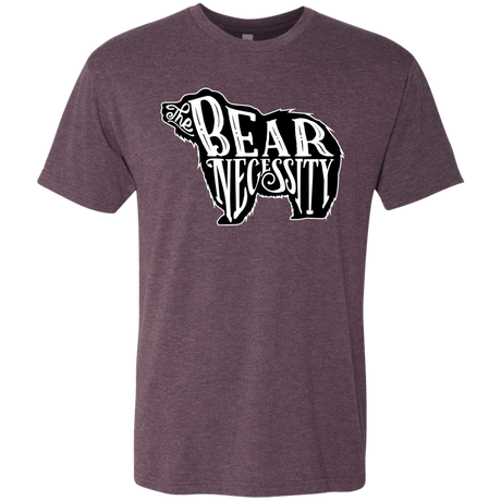 T-Shirts Vintage Purple / S The Bear Necessity Men's Triblend T-Shirt