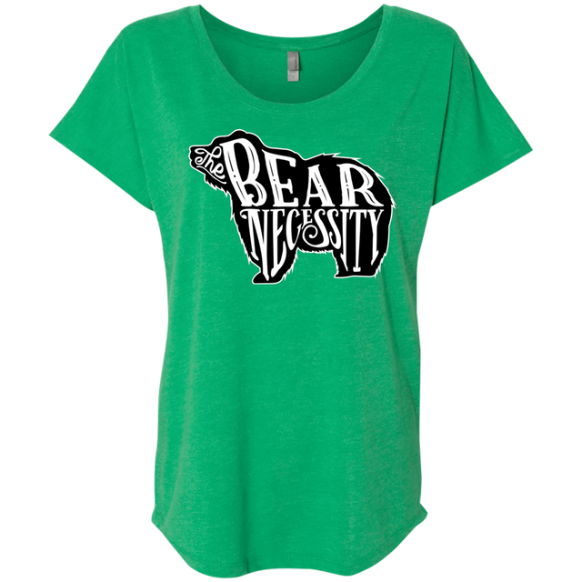 T-Shirts Envy / X-Small The Bear Necessity Triblend Dolman Sleeve