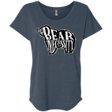 T-Shirts Indigo / X-Small The Bear Necessity Triblend Dolman Sleeve