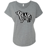 T-Shirts Premium Heather / X-Small The Bear Necessity Triblend Dolman Sleeve