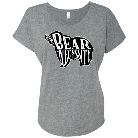 T-Shirts Premium Heather / X-Small The Bear Necessity Triblend Dolman Sleeve