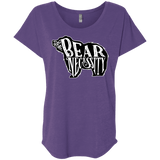 T-Shirts Purple Rush / X-Small The Bear Necessity Triblend Dolman Sleeve