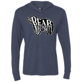 T-Shirts Vintage Navy / X-Small The Bear Necessity Triblend Long Sleeve Hoodie Tee