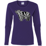 T-Shirts Purple / S The Bear Necessity Women's Long Sleeve T-Shirt