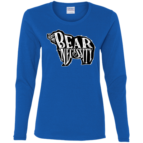 T-Shirts Royal / S The Bear Necessity Women's Long Sleeve T-Shirt