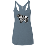 The Bear Necessity Women's Triblend Racerback Tank