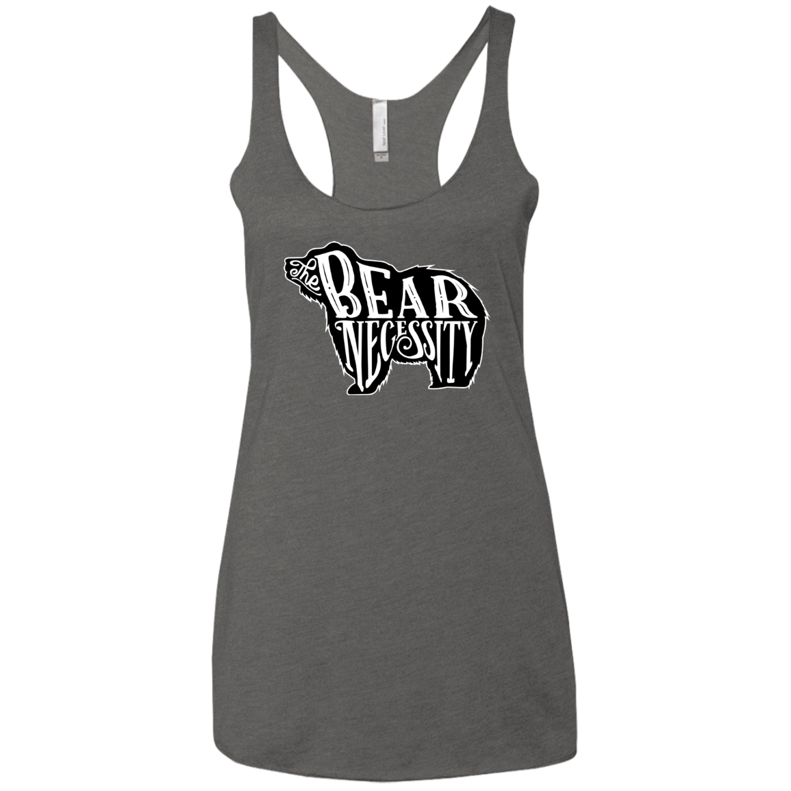 The Bear Necessity Women's Triblend Racerback Tank