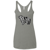 The Bear Necessity Women's Triblend Racerback Tank