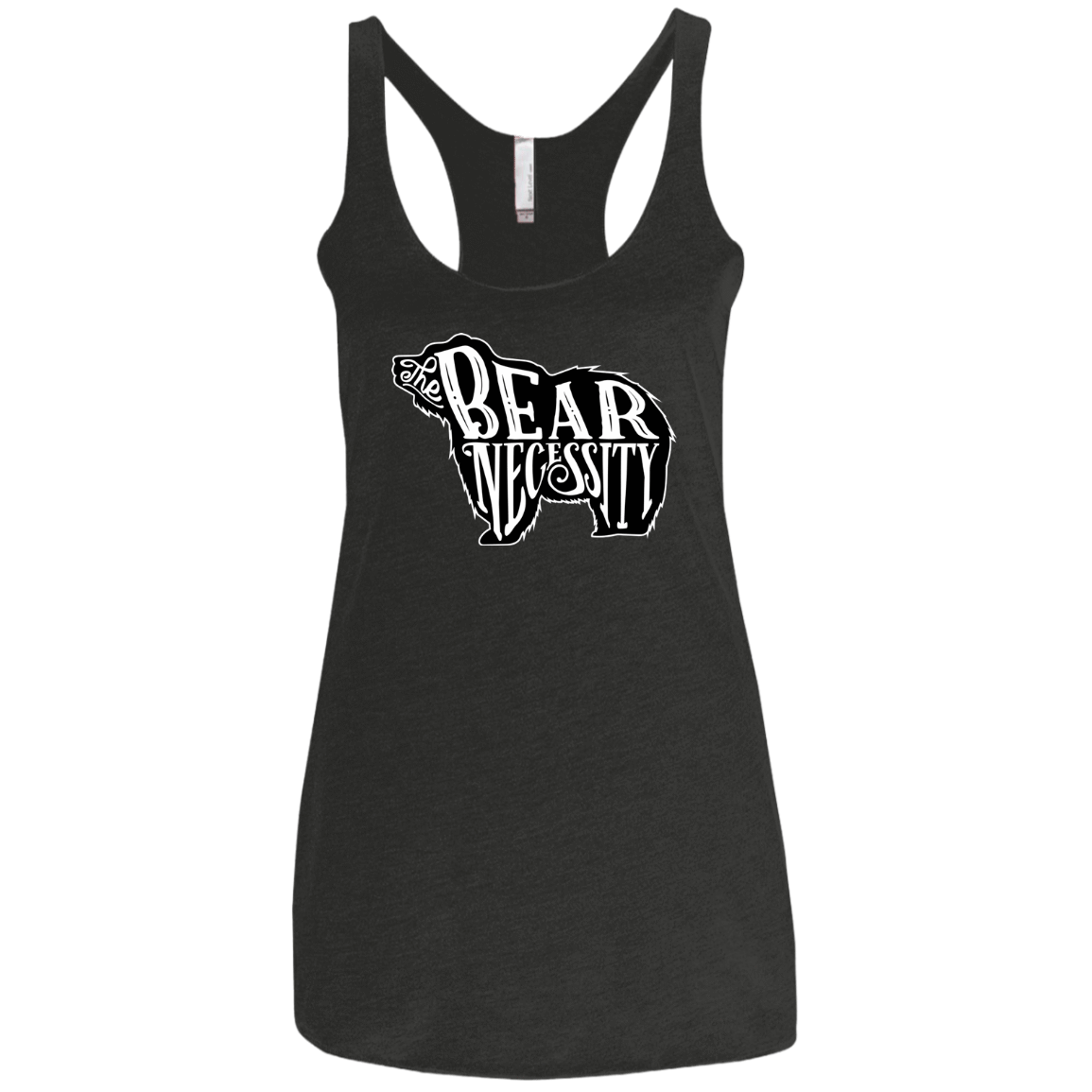 T-Shirts Vintage Black / X-Small The Bear Necessity Women's Triblend Racerback Tank