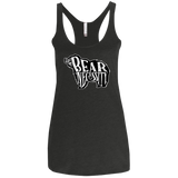 T-Shirts Vintage Black / X-Small The Bear Necessity Women's Triblend Racerback Tank