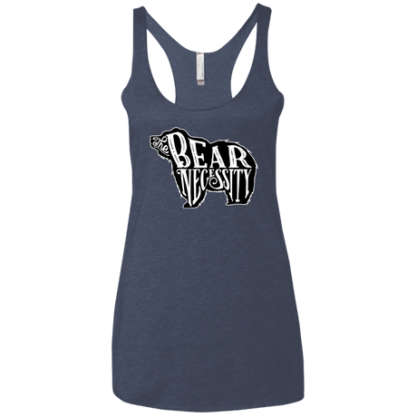 T-Shirts Vintage Navy / X-Small The Bear Necessity Women's Triblend Racerback Tank