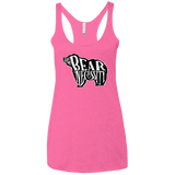 T-Shirts Vintage Pink / X-Small The Bear Necessity Women's Triblend Racerback Tank