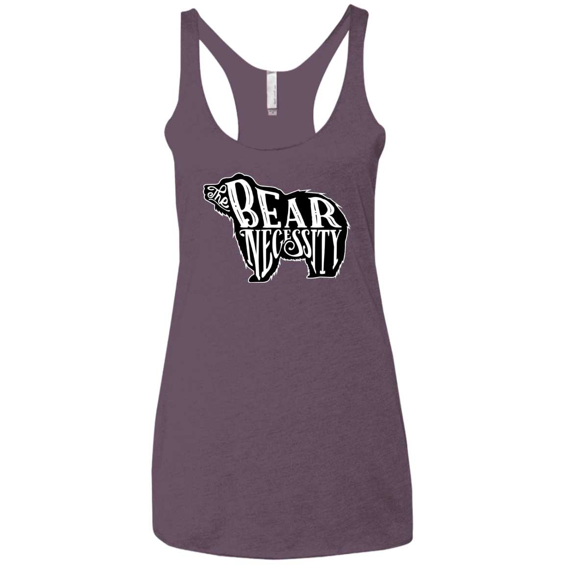 The Bear Necessity Women's Triblend Racerback Tank
