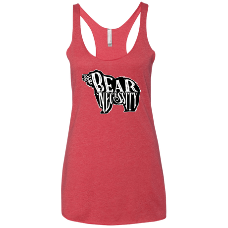 T-Shirts Vintage Red / X-Small The Bear Necessity Women's Triblend Racerback Tank