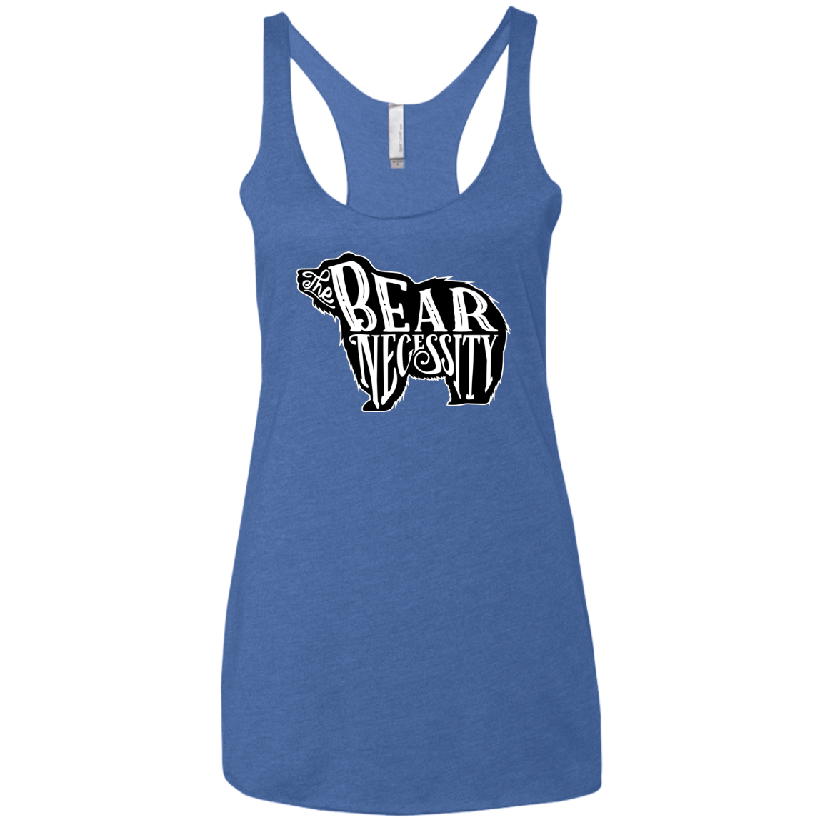 The Bear Necessity Women's Triblend Racerback Tank