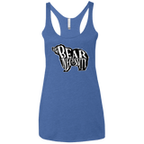 The Bear Necessity Women's Triblend Racerback Tank