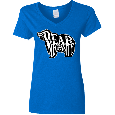 The Bear Necessity Women's V-Neck T-Shirt