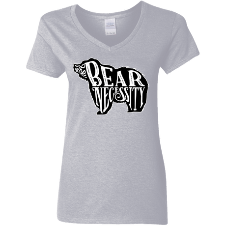 The Bear Necessity Women's V-Neck T-Shirt