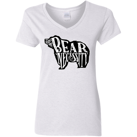 The Bear Necessity Women's V-Neck T-Shirt