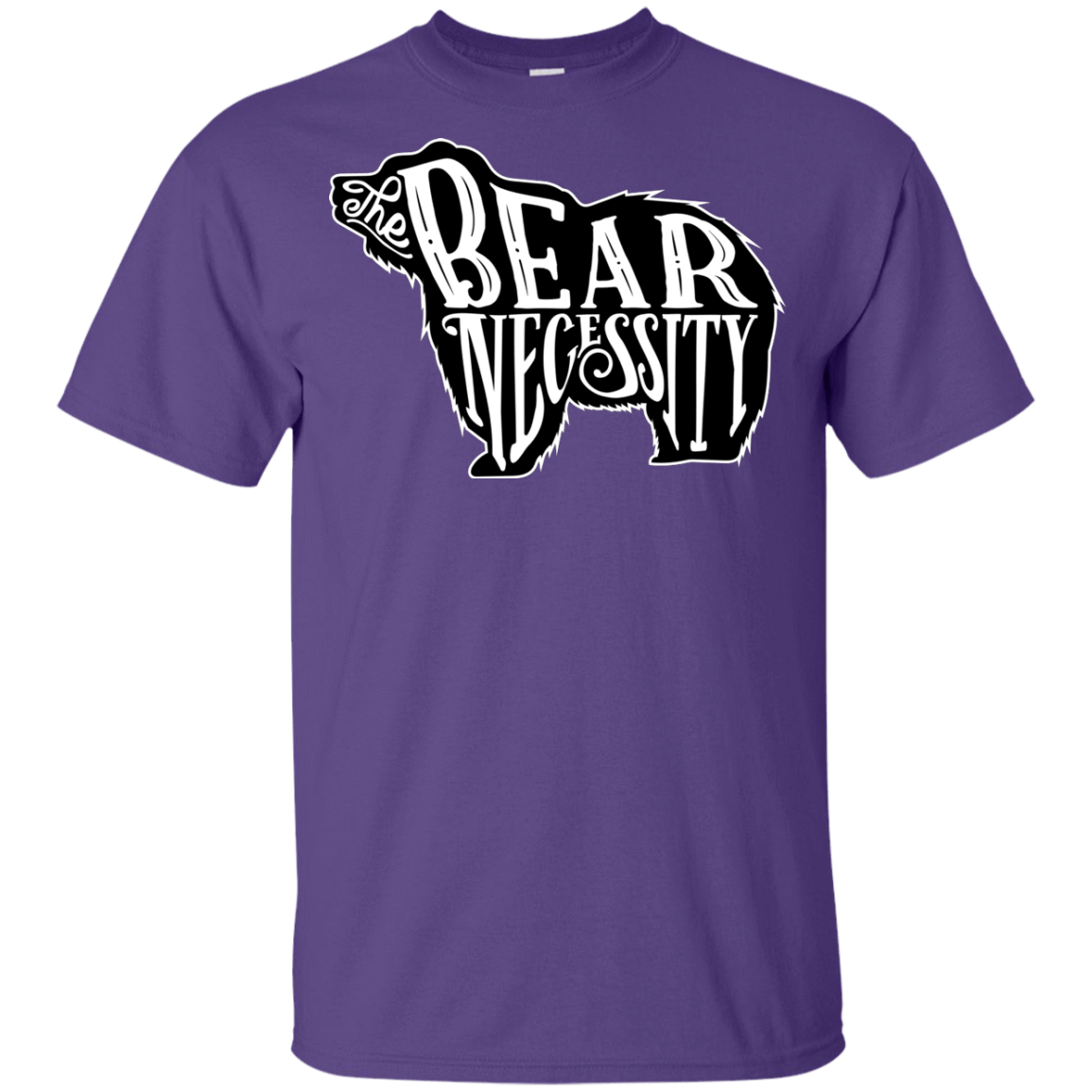 T-Shirts Purple / YXS The Bear Necessity Youth T-Shirt