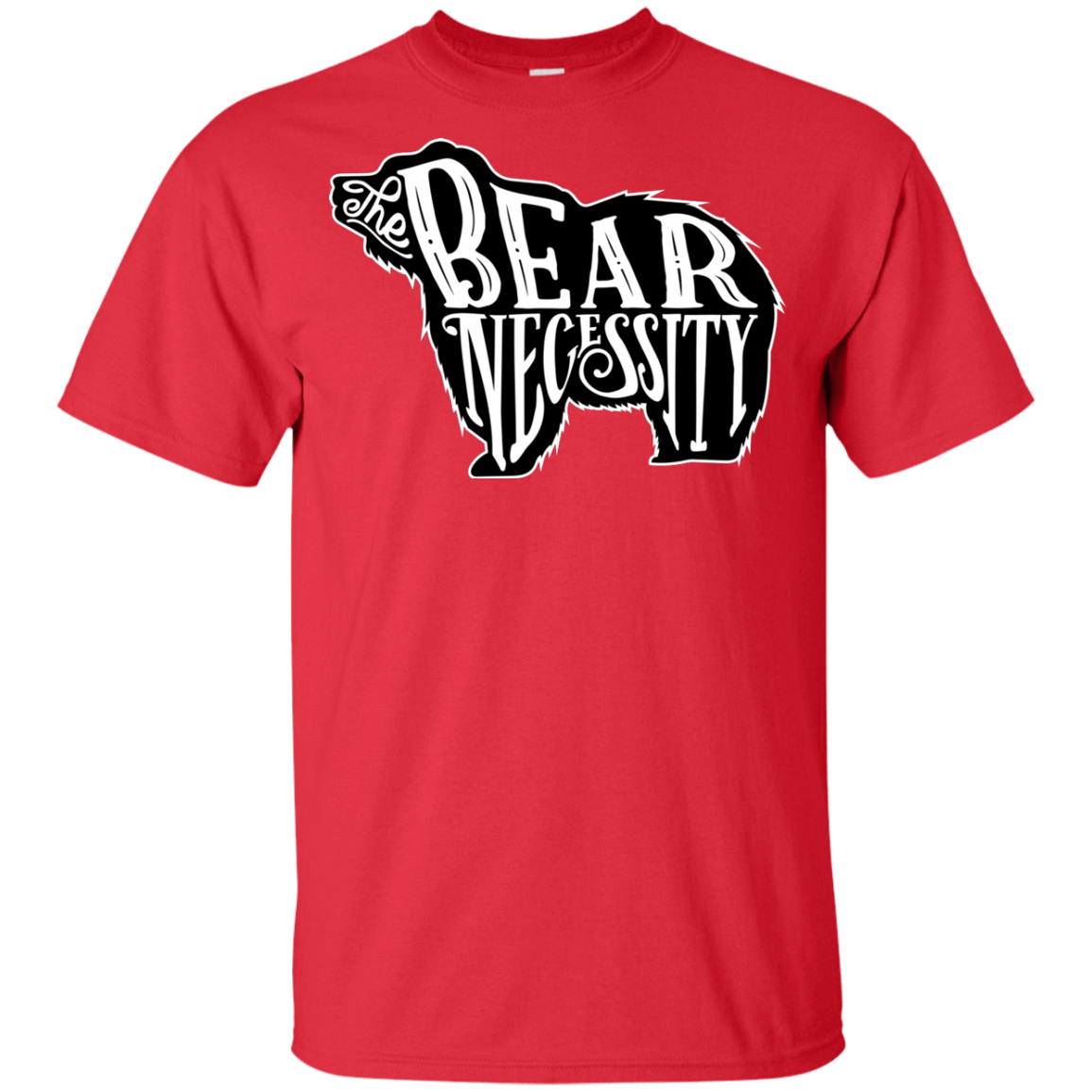 T-Shirts Red / YXS The Bear Necessity Youth T-Shirt