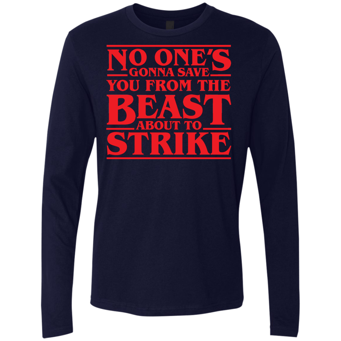 T-Shirts Midnight Navy / Small The Beast Men's Premium Long Sleeve