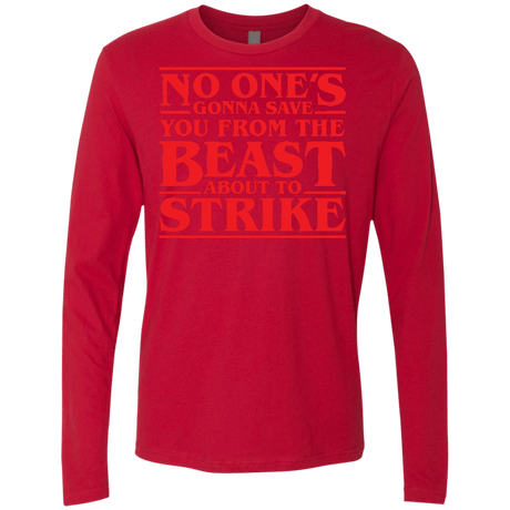 T-Shirts Red / Small The Beast Men's Premium Long Sleeve