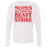 T-Shirts White / Small The Beast Men's Premium Long Sleeve