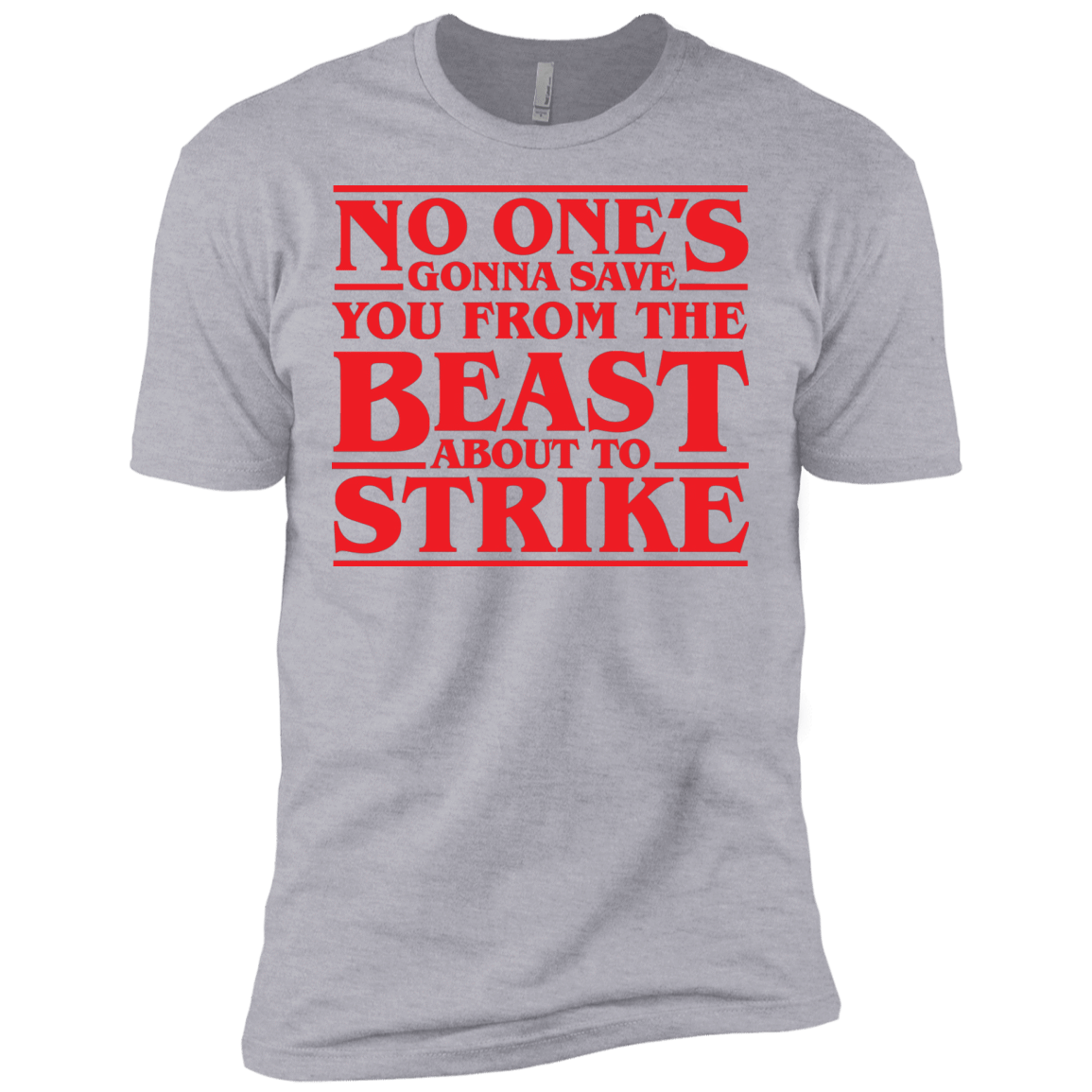 T-Shirts Heather Grey / X-Small The Beast Men's Premium T-Shirt