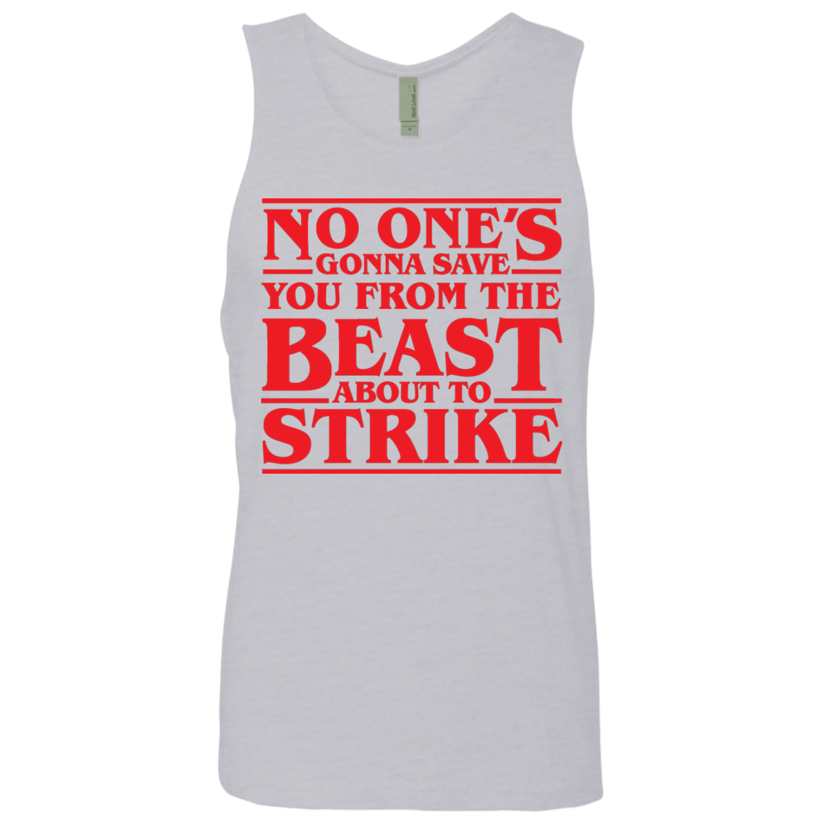 T-Shirts Heather Grey / Small The Beast Men's Premium Tank Top