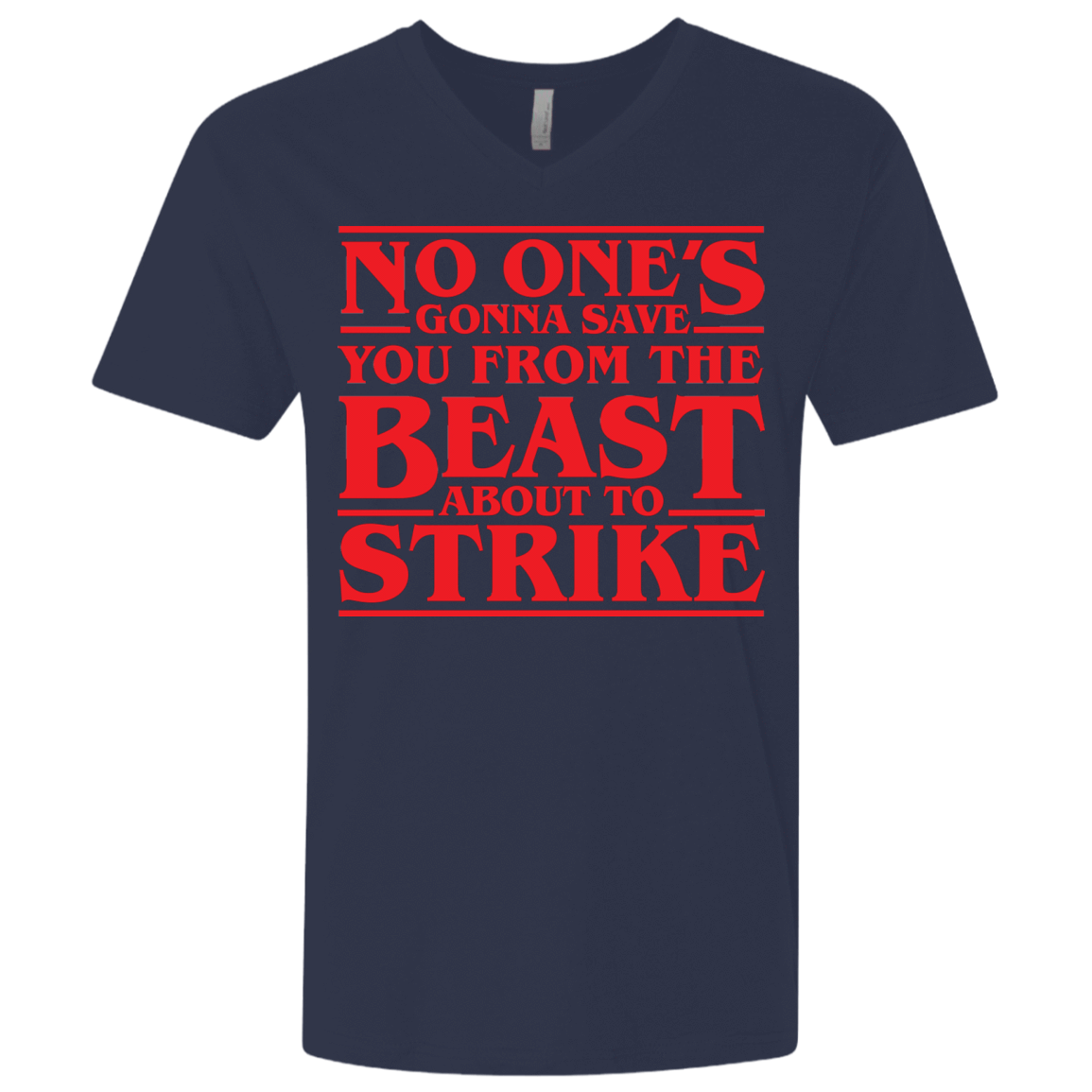 T-Shirts Midnight Navy / X-Small The Beast Men's Premium V-Neck