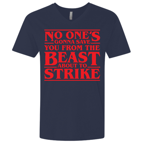 T-Shirts Midnight Navy / X-Small The Beast Men's Premium V-Neck