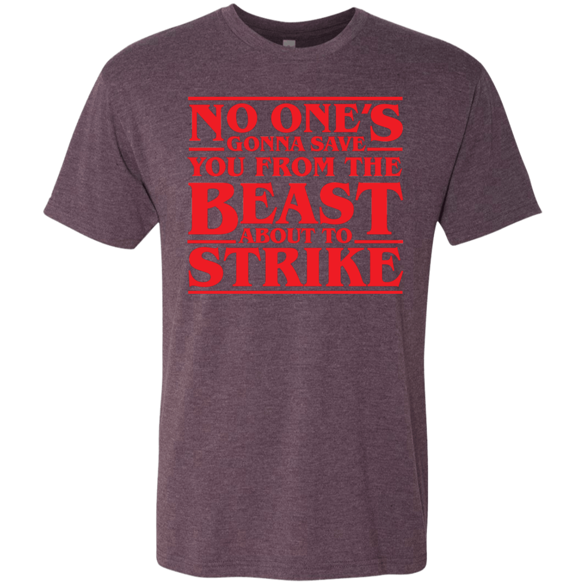 T-Shirts Vintage Purple / Small The Beast Men's Triblend T-Shirt