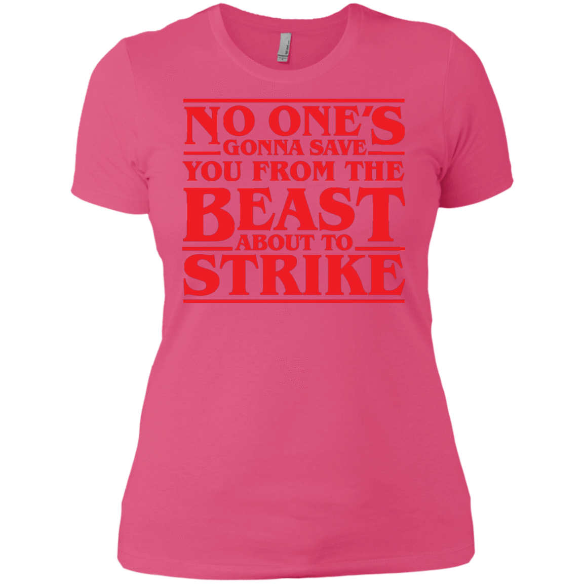 T-Shirts Hot Pink / X-Small The Beast Women's Premium T-Shirt
