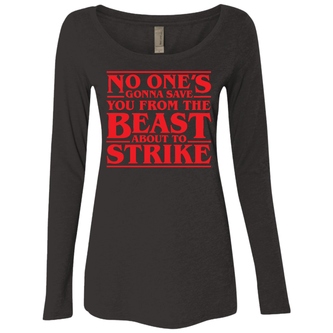 T-Shirts Vintage Black / Small The Beast Women's Triblend Long Sleeve Shirt