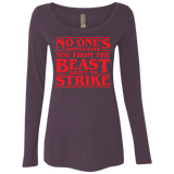 T-Shirts Vintage Purple / Small The Beast Women's Triblend Long Sleeve Shirt