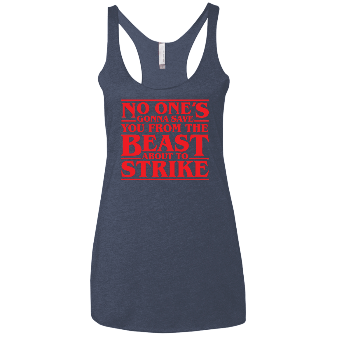 T-Shirts Vintage Navy / X-Small The Beast Women's Triblend Racerback Tank