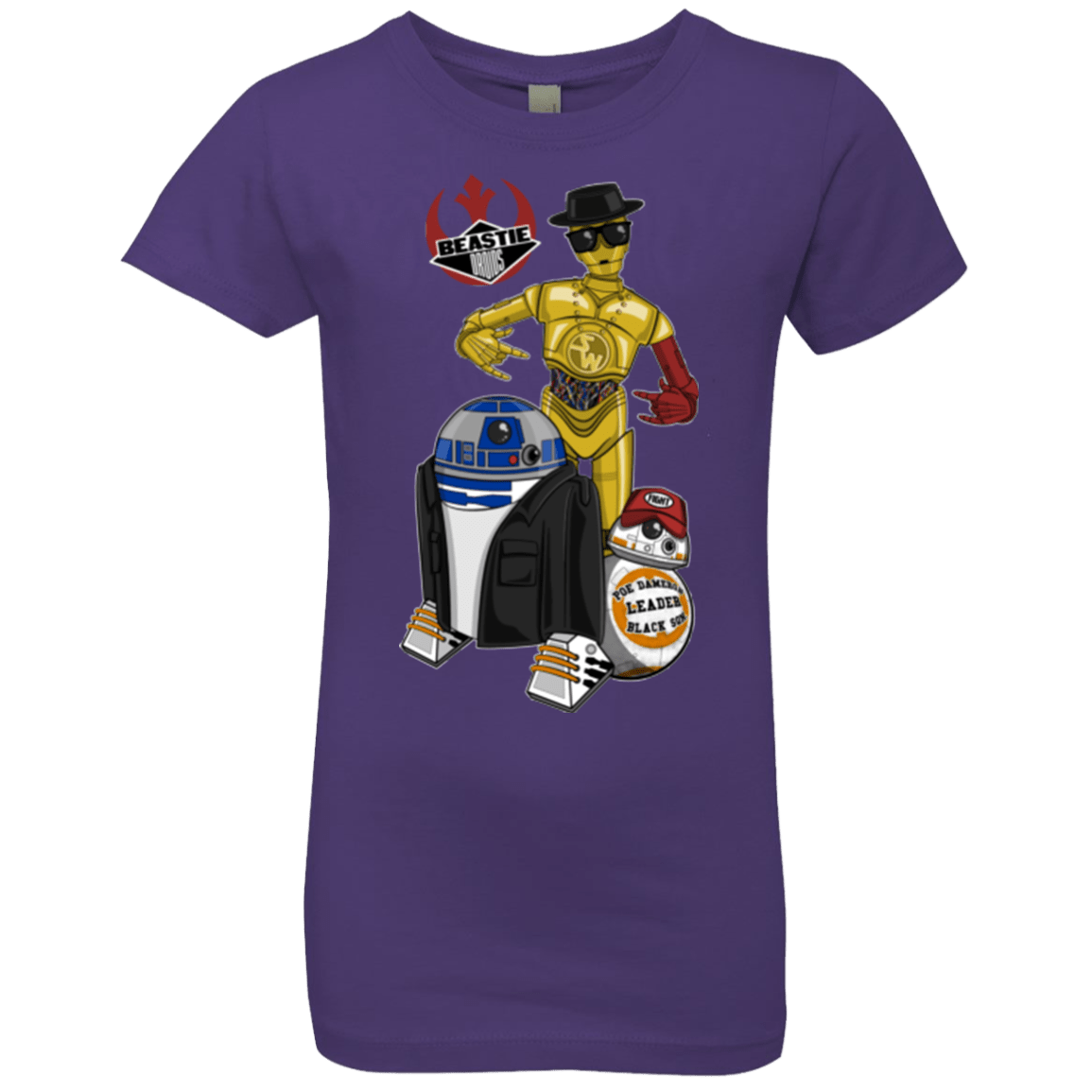 T-Shirts Purple Rush / YXS The Beastie Droids Girls Premium T-Shirt