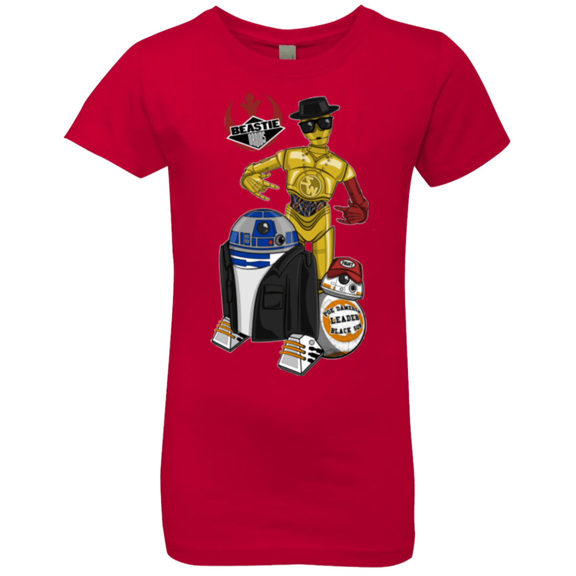 T-Shirts Red / YXS The Beastie Droids Girls Premium T-Shirt