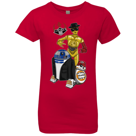 T-Shirts Red / YXS The Beastie Droids Girls Premium T-Shirt