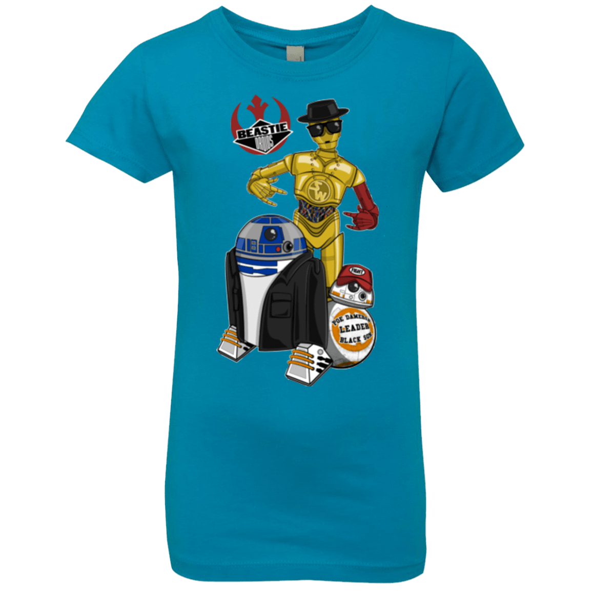T-Shirts Turquoise / YXS The Beastie Droids Girls Premium T-Shirt