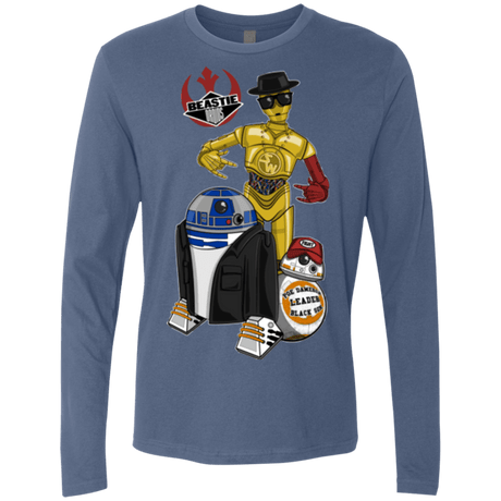 T-Shirts Indigo / Small The Beastie Droids Men's Premium Long Sleeve