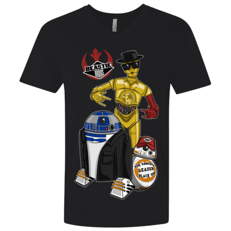 T-Shirts Black / X-Small The Beastie Droids Men's Premium V-Neck