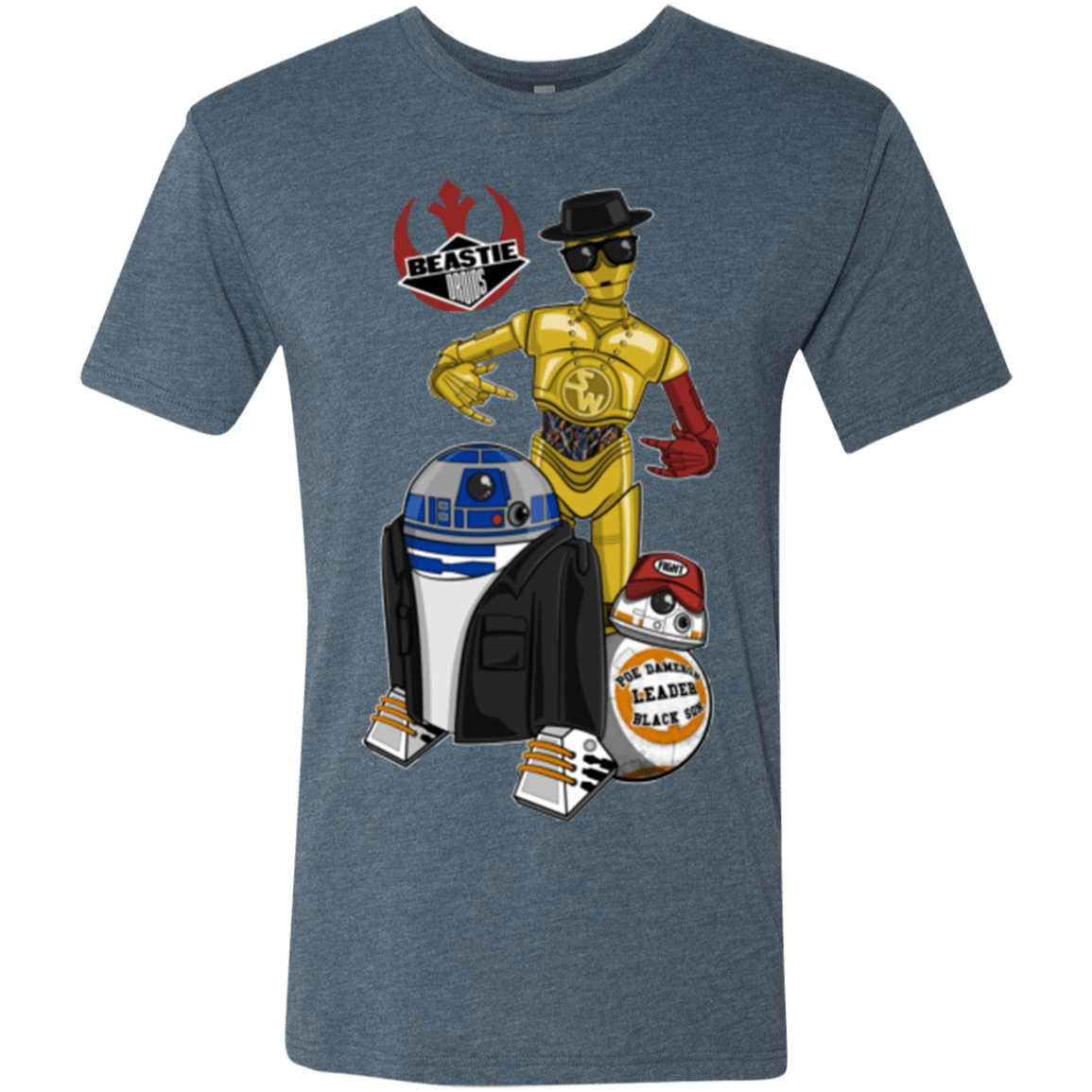 T-Shirts Indigo / Small The Beastie Droids Men's Triblend T-Shirt