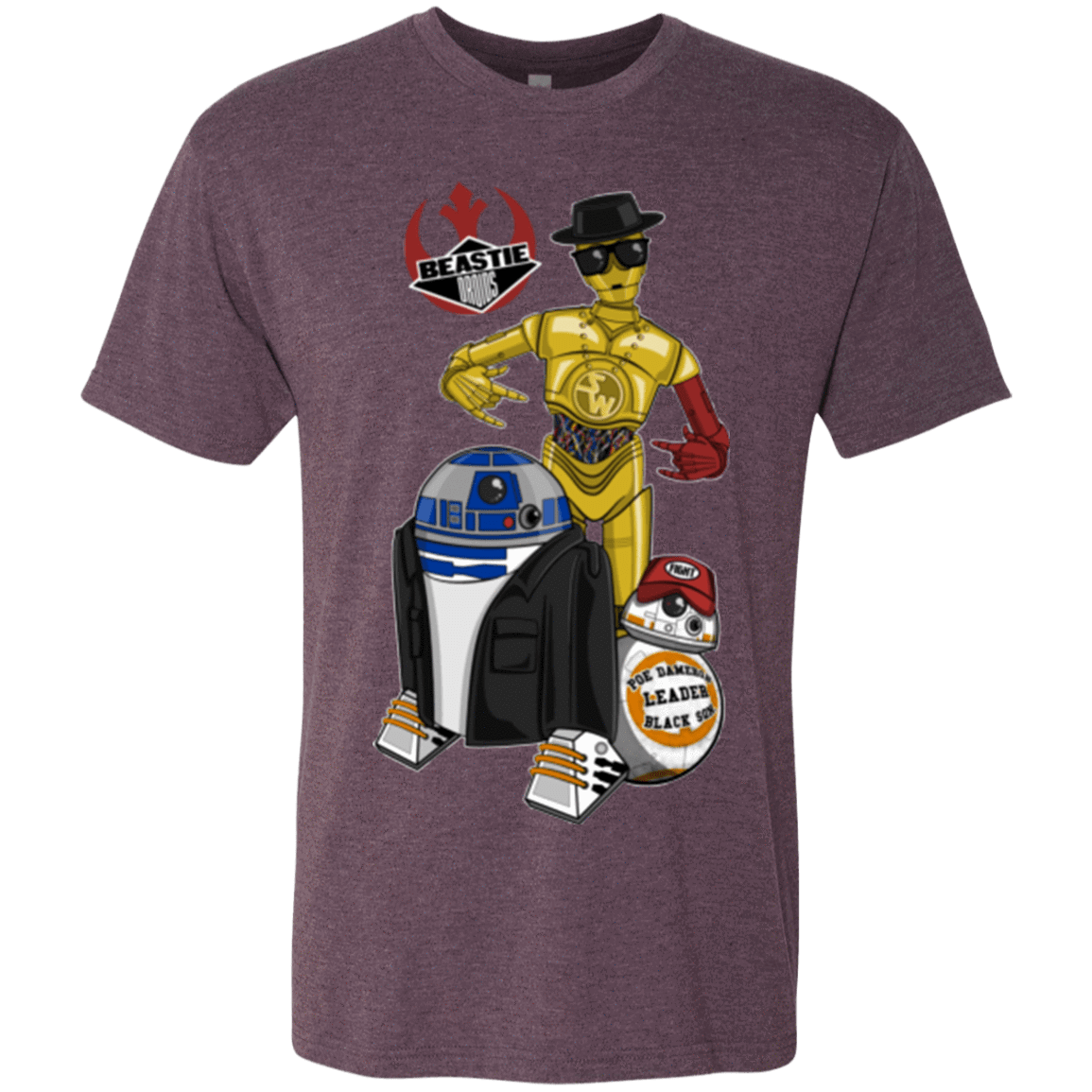 T-Shirts Vintage Purple / Small The Beastie Droids Men's Triblend T-Shirt