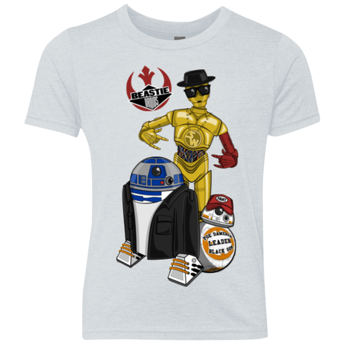 T-Shirts Heather White / YXS The Beastie Droids Youth Triblend T-Shirt