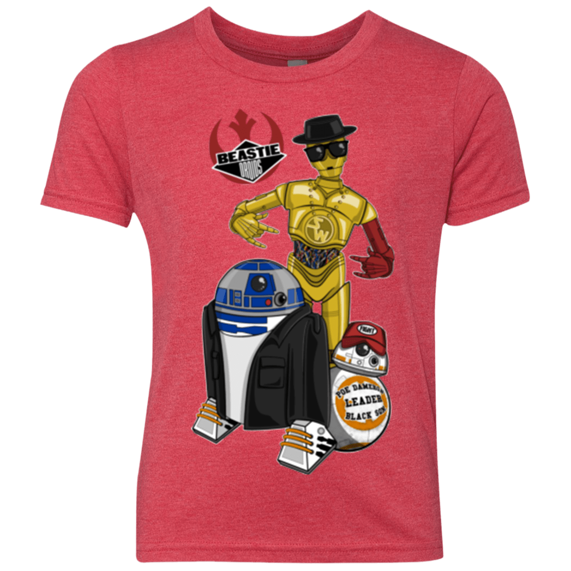 T-Shirts Vintage Red / YXS The Beastie Droids Youth Triblend T-Shirt