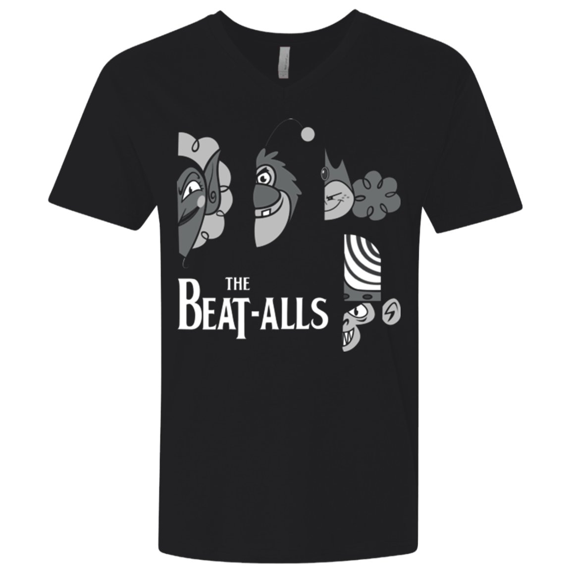 T-Shirts Black / X-Small The Beat Alls Men's Premium V-Neck